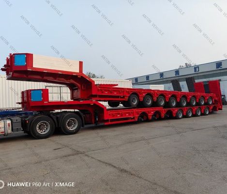 Customizable Hydraulic Multi Axle Trailer For Van Type Transportation