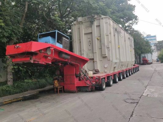 100-250 Tons Capacity Hydraulic Modular Trailer Self Propelled