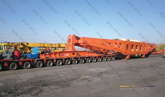 Customized Axle Self Propelled Modular Transporter With Hydraulic Swing Axles