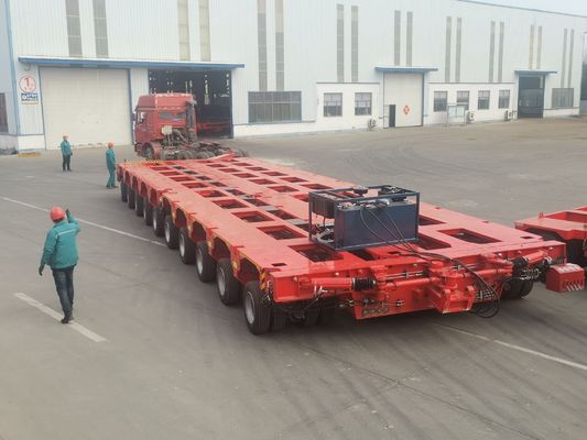 HMT Hydraulic Steering Self Propelled Modular Trailer 200T Modular Transporter