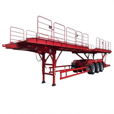 Tri-Axle 6-10 Car Carrier Semi Trailer with JOST #50 Kingpin and 4.0 Meters Height for Safe Auto Transport